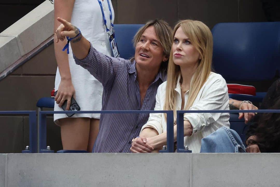 Just Jaredさんのインスタグラム写真 - (Just JaredInstagram)「Nicole Kidman and Keith Urban were among the many celebs who attended the U.S. Open men's final match on Sunday night in NYC! More photos on JustJared.com. #NicoleKidman #KeithUrban Photos: Getty」9月11日 15時04分 - justjared