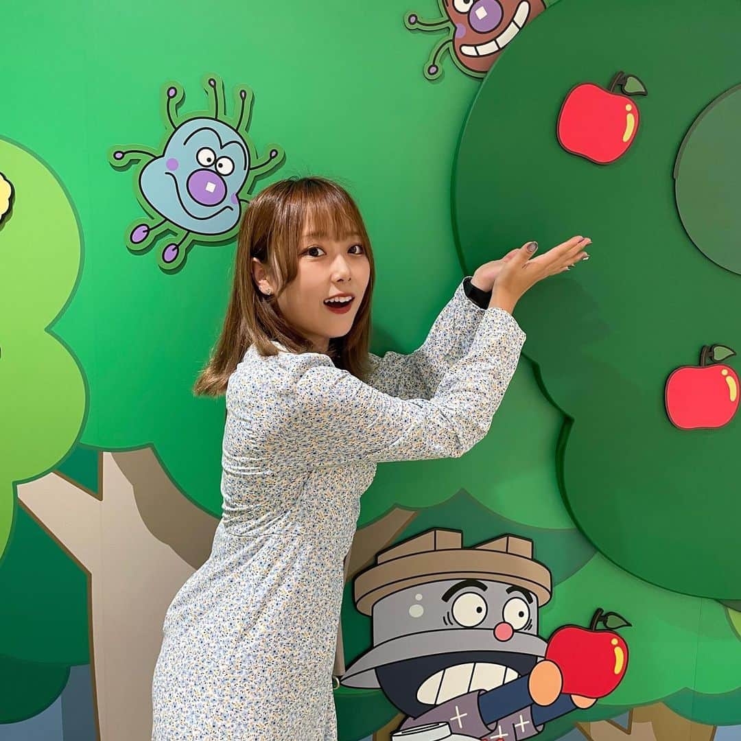 益田愛里沙さんのインスタグラム写真 - (益田愛里沙Instagram)「バイキンマン号乗ったりリンゴ拾うとした」9月11日 16時19分 - 24_arisa