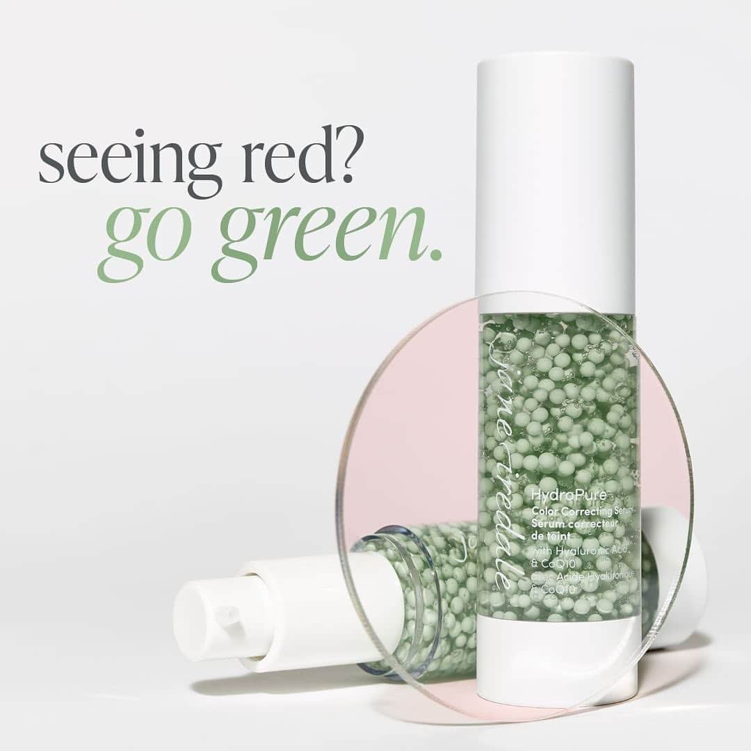 ジェーン・アイルデールさんのインスタグラム写真 - (ジェーン・アイルデールInstagram)「SEEING RED ? GO GREEN💚  NEW【ハイドロピュア CCセラム】  シアーグリーンの色づきで、赤みを視覚的に中和しながら、肌を落ち着かせ、赤みの原因となる乾燥と闘います。  リポソーム化された「美容成分」と「ミネラルパウダー」が高め合う美容効果 肌のあらゆる色トラブルを抑えて、なめらか陶器肌へ  くすみ・色ムラ・赤みを抑える 気になる肌の色トラブルを瞬時に中和 、洗練された印象の肌に整えます。 より良い状態へ導き若々しい素肌へ 色つき美容液として大人気の「 ハイドロピュアティントセラム」と同じ処 方 。 ヒアルロン酸やシアバター、ミツロウが肌にハリとうるおいを与え、アラントインが肌刺激を和らげます。 優しさと効果を両立 施術後の肌 、運動した後や日焼けして赤みを帯びた肌にも使用でき、即時に落ち着か せます。 素肌感を生かした仕上がり 色トラブルを抑えてベ ースを作るので、ファンデーションを厚塗りすることなく素肌感・抜け感のあるカバーが実現できます。  お気に入りのjane iredaleファンデーションと合わせて、カバー力とSPFプロテクションを高めましょう！ファンデーション・ファインダー・クイズで、あなたにぴったりのファンデーションを見つけましょう。  今すぐ購入 💚 プロフィールのリンクから！ @janeiredale_japan   ＊＊＊＊＊＊＊＊＊＊＊＊＊＊＊＊＊  #janeiredale  #ジェーンアイルデール #クリーンビューティ #スキンケアメイクアップ #ミネラルコスメ #オーガニックコスメ #ナチュラルコスメ #メイクアップアーティスト #デパコス #ナチュラルメイク #メイクアップ #ミネラルメイク #限定キット #日焼け止め#MRiBeauty #紫外線防止 #夏新作 #コスメ紹介 #メイク #makeup #ZOZOCOSME #ゾゾコスメ #コスメ #COSME #コスメ好きさんと繋がりたい #メイクアップ #ZOZOTOWN #ゾゾタウン #美肌成分 #crueltyfree #beauty」9月11日 16時41分 - janeiredale_japan