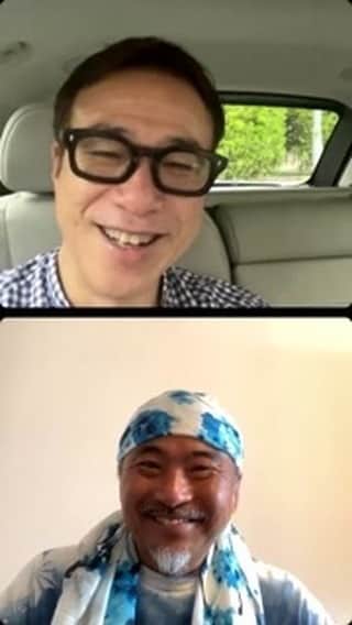 山崎拓巳のインスタグラム：「高橋歩さんと 久々トークライブ。  ほんと 歩は面白い(笑)」