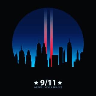 エミリー・スワローのインスタグラム：「Twenty two years ago today, I had just gotten to my second day of grad school down at NYU on 8th street and the disjointed details started to come together -  “I just saw a plane flying really low over Manhattan.” “Someone said a plane hit a building downtown!” “…Must have been some amateur pilot who got lost” “We’re under attack—” “There are planes aimed at DC—no, Los Angeles—no, there are more coming at New York—” I barely knew the group of artists with which I’d be spending the next three years, but we were inextricably bonded that day.  We were united in tragedy and, as the reality of what was happening slowly became clearer and the beautiful, resilient city of New York came together in a way that feels like a distant dream during our current time of polarization.  We honed in on the responsibility of keeping alive the stories of all who have fought, in ways big and small, for the incredible freedom we have in our country.  We will never forget the sacrifices of 9/11.  We will never forget all those who have struggled and suffered for the sake of making our country a place where ALL are welcome, no matter their background or beliefs.  We are strong enough to disagree and still be united.  9/11 made that crystal, and I pray that we can hold onto that.  #911 #neverforget #twintowers #september11  #freedom #america #telltheirstories」