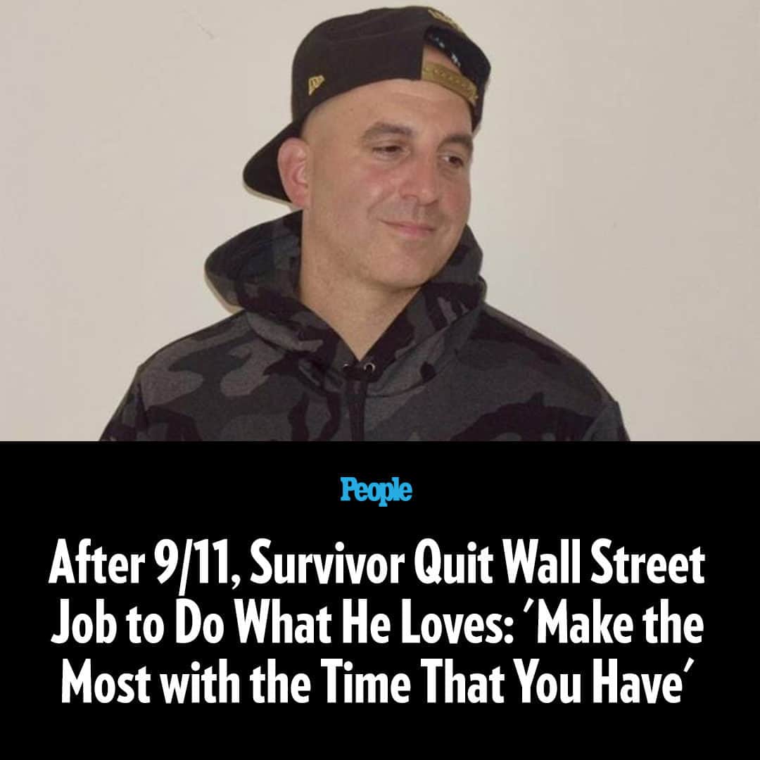 People Magazineさんのインスタグラム写真 - (People MagazineInstagram)「Danny Caiazzo was a 23-year-old bond trader working on the 55th floor of the World Trade Center's South Tower on Sept. 11, 2001.  He carried his boss down 55 flights of stairs and then urged coworkers to ignore announcements that it was safe to return to their office. Moments later, the building collapsed.  "I wished that I would've been able to save more people that day," Caiazzo, now 45, tells PEOPLE on the 22-year anniversary of 9/11.  “You have to make the most of the time that you have with the people that you care about because you never know how quickly things can change. Things changed so quickly for so many people that day,” he says.   “I really did see the terribleness, but also the best part of humanity that day.” Tap the link in bio to read Danny's full interview. 📷: Danny Caiazzo」9月12日 3時00分 - people