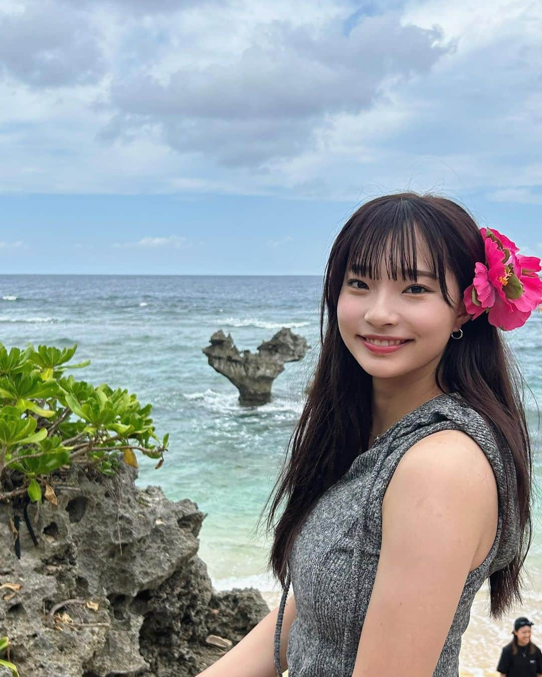 里仲菜月さんのインスタグラム写真 - (里仲菜月Instagram)「ずっと行ってみたかったハートロック！♥️」9月11日 19時16分 - natsuki_satonaka