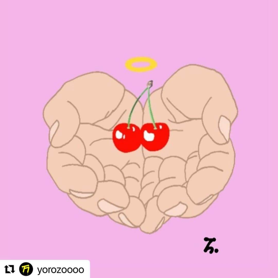 DABOさんのインスタグラム写真 - (DABOInstagram)「cherry oh baby 👼👼 #Repost @yorozoooo ・・・ By my side 🍒」9月11日 20時26分 - fudatzkee