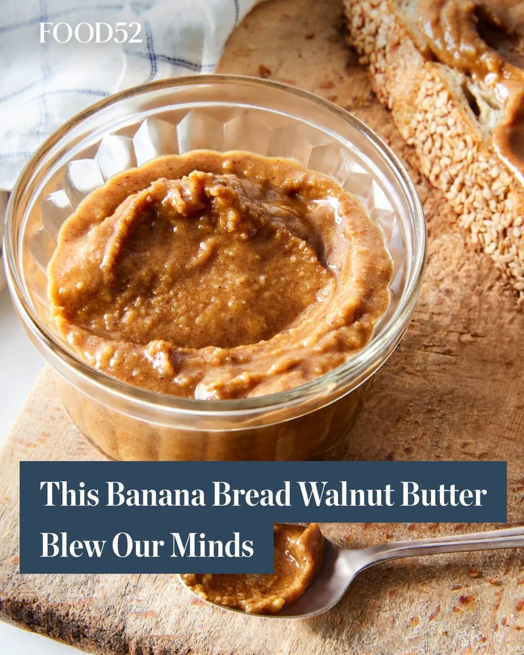 Food52のインスタグラム：「Banana bread... butter?! Yep! We're spreading @sohlae's brilliant butter on our toast all week long. Click the link in our bio for the recipe. 📸: @linda.xiao #f52community #f52grams」