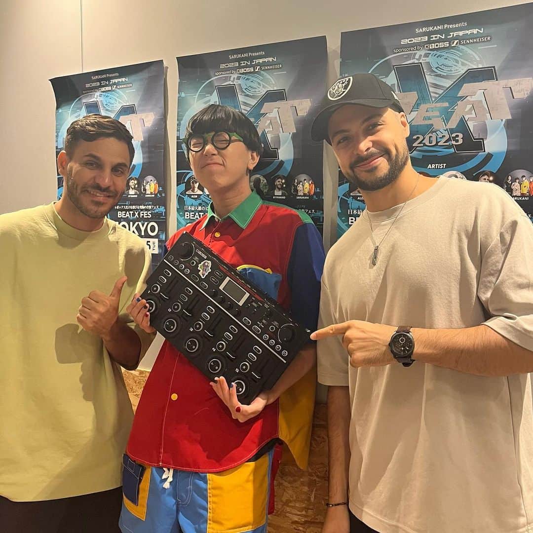 SO-SOのインスタグラム：「Great memories  Thank you for coming to Japan @alem_new_school  @rythmind  @beatness  @footboxg」