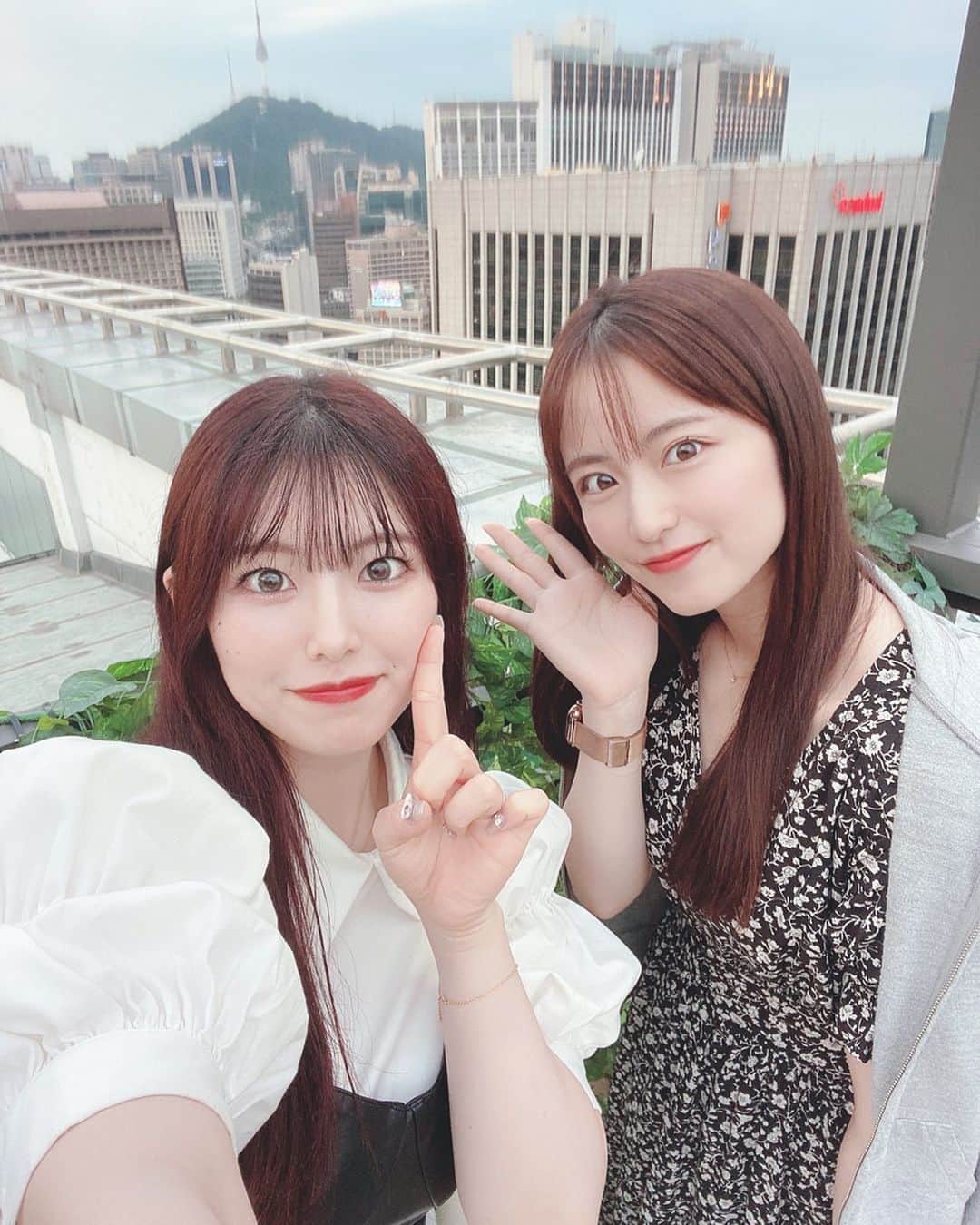 高橋みおのインスタグラム：「🍄 ⁡ ⁡ 大好きな相方さりちゃん はっぴーばーすで〜〜🎂♡ ⁡ ⁡ 相方であり大好きな同居人❤︎ これからも色んな行ったり 思い出つくってこーね☺︎ ⁡ ⁡ 一緒に住んでるのに よくご飯も行くしお出かけもするから ほんとに仲良しだねって言われる😗💓 ⁡ ⁡ そうなんです仲良しなんです🥰 これからもよろしくね相方❤︎ ⁡ ⁡ ⁡ ⁡ ⁡」