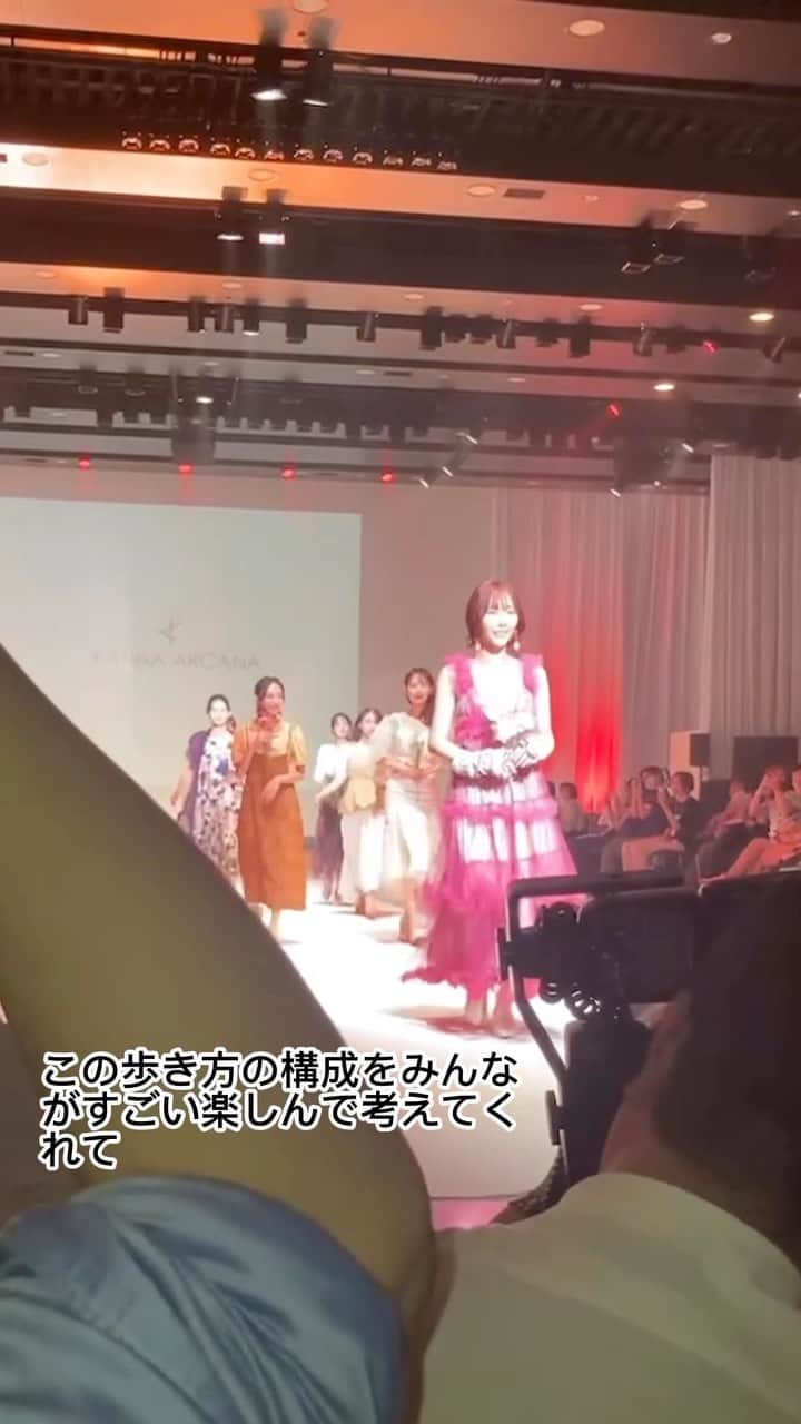 神成藍子のインスタグラム：「9月10日渋谷ヒカリエホールにて行われたJAPANコレクションで私の作った服を発表させてもらいました！ブランド名はKANNA ARCANAです。 ショーのテーマはお花！❁⃘*.ﾟ 無事大成功だったのでとってもハピです😽😽😽😽✨ 着てくれたモデルのみんな本当にありがとう☺️全員私がイメージしてた何倍も可愛く着こなしてくれて、服を作る楽しさをより一層の感じました🥹✨ この様な機会を設けてくださった関係者の皆様本当にありがとうございました。ショー中は会場内にて私の作品を展示するブースも作っていただきました。本当にありがとうございました！ これから実際に販売出来るように沢山勉強しようと思うので応援よろしくお願いします！😽  #ファッションショー #裁縫 #洋裁 #diy #sewing #挑戦」