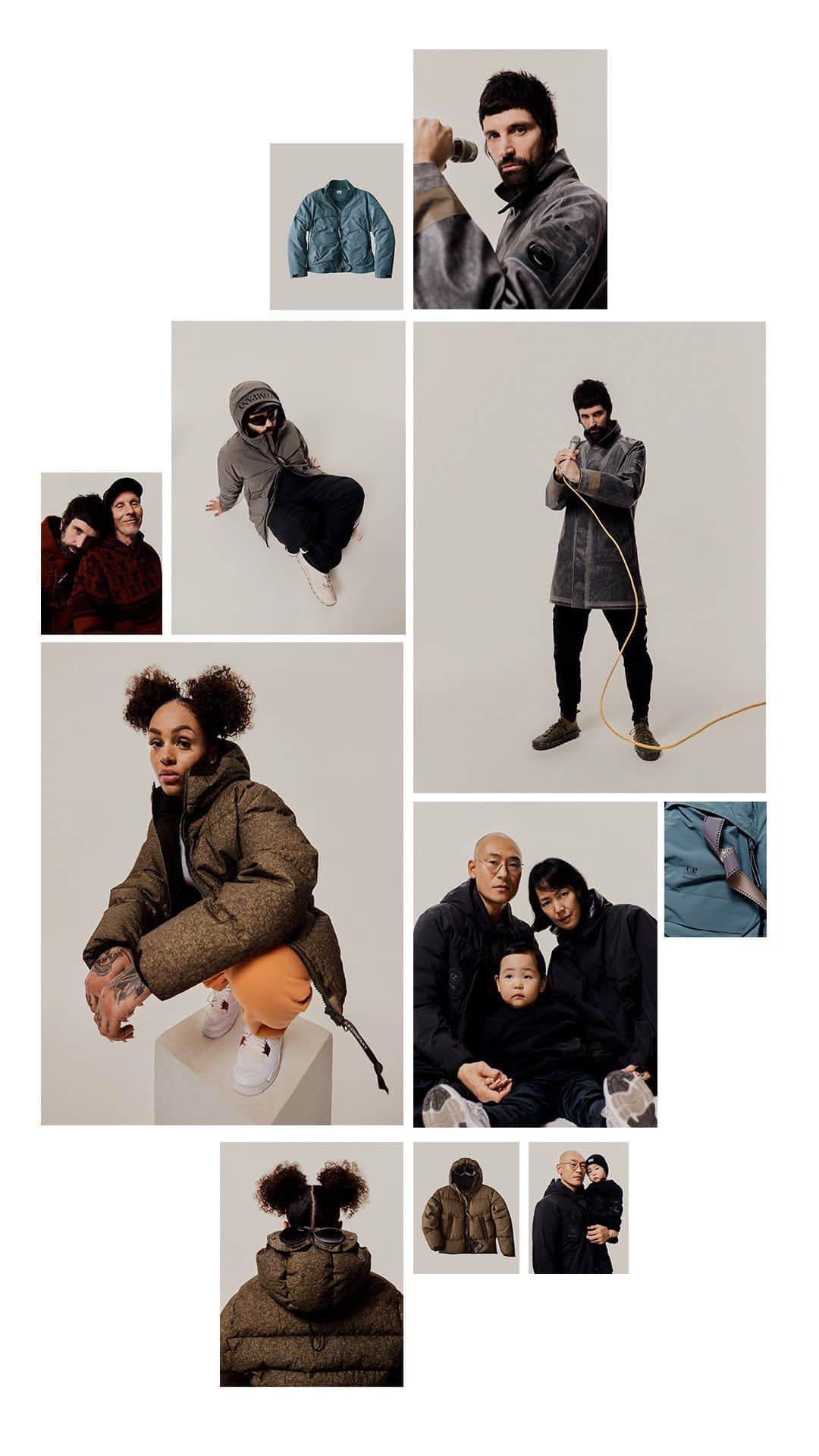 シーピーカンパニーのインスタグラム：「In tune with C.P. Company’s ability to inspire and innovate communities on a global level, this season the brand has chosen a unique group of individuals from different backgrounds to showcase the FW023 collection. Discover more about the new collection at the link in bio.」
