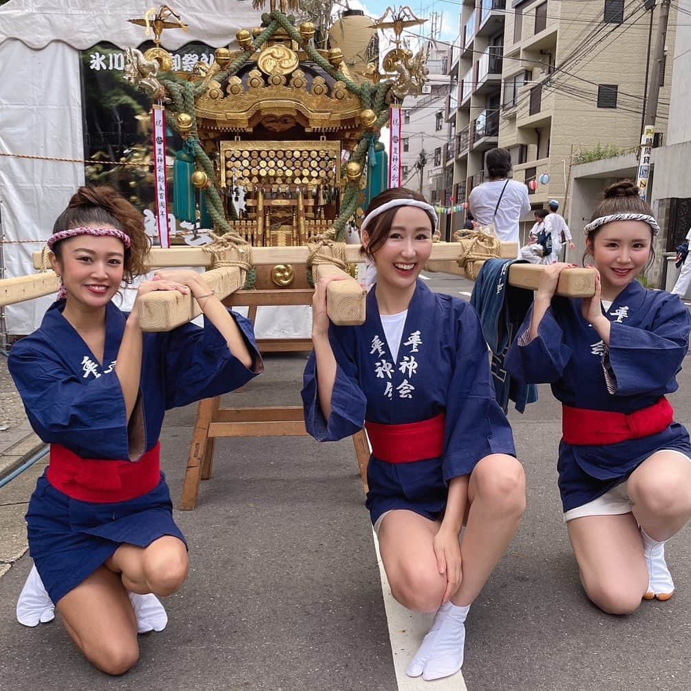 菊池なつきさんのインスタグラム写真 - (菊池なつきInstagram)「祭りがすき🏮  #豊神会  #神輿 #法被 #お祭り #祭 #渋谷氷川神社例大祭 #氷川神社 #神社 #渋谷 #恵比寿 #広尾 #祭女 #祭男」9月11日 22時02分 - kikku_n