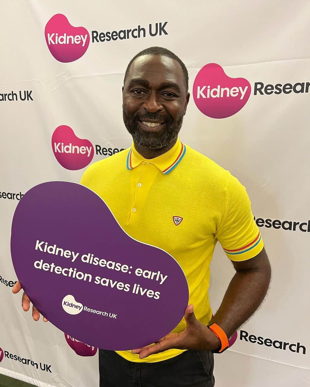 アンディ・コールのインスタグラム：「Parliament with @kidney_research_uk spreading the the word, the hard work and journey continues 👊🏾..」