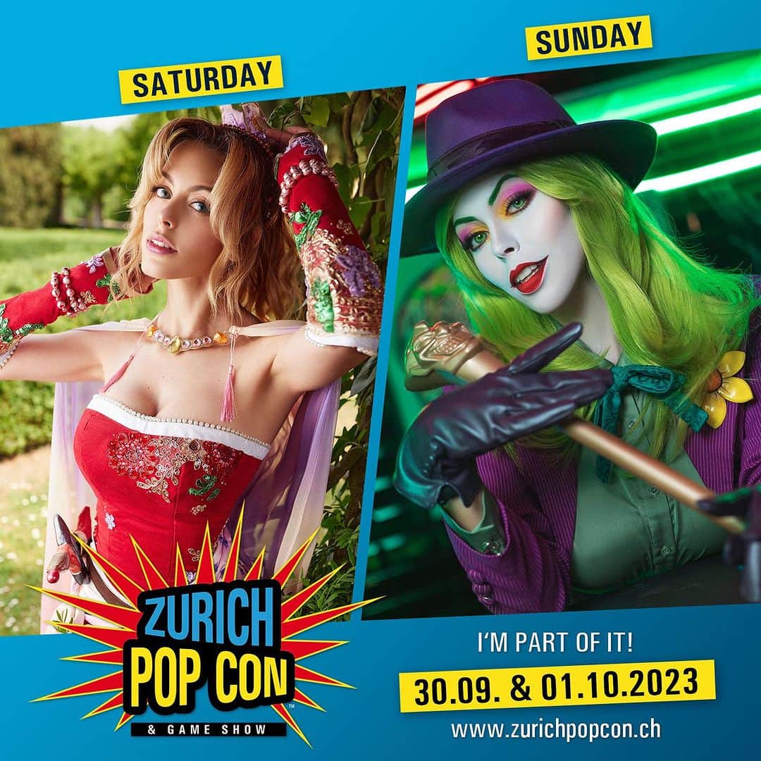 Nadya Antonさんのインスタグラム写真 - (Nadya AntonInstagram)「Official announcement 🎉 so happy to finally announce that I will be cosplay guest at @zurichpopcon in Switzerland!  GET READY! As I will be Judge of cosplay contest 🔥」9月11日 22時17分 - nadyasonika