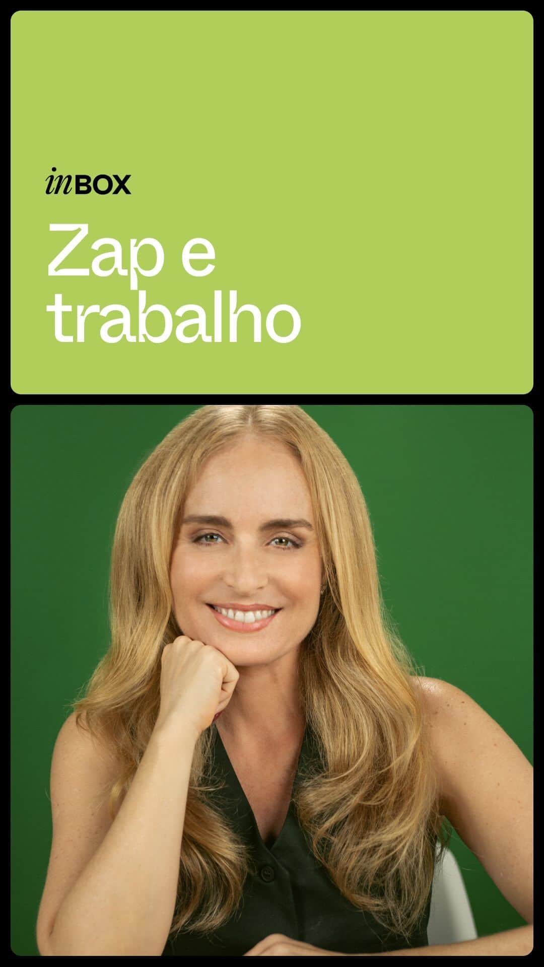 アンジェリカのインスタグラム：「Notificações do WhatsApp fora do horário de trabalho passaram muito tempo sendo naturalizadas. Como se o telefone fosse uma extensão de nós e nós uma extensão do trabalho. Botar limite nisso tem sido um desafio. Ainda bem que tem muita gente de peso ajudando a mostrar que a hiperconectividade não tem nada a ver com ser um bom profissional. Vem no site da @minabemestar assistir ao programa completo com participações da designer organizacional @mairablasi e da psicologia @edianeoribeiro.」