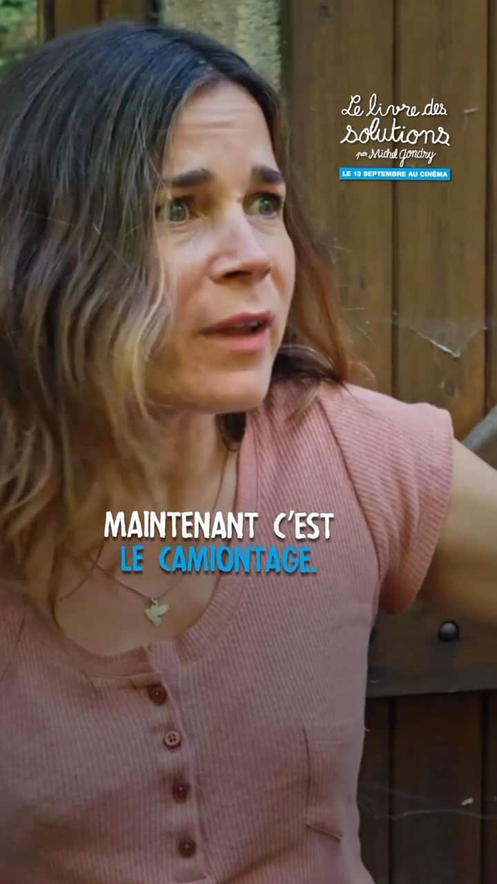 ピエール・ニネのインスタグラム：「C’était le bon moment pour lui dire… C’est ce MERCREDI au CINÉMA ! « Le livre des solutions » de @michelgondry 😃 😢 🤣」