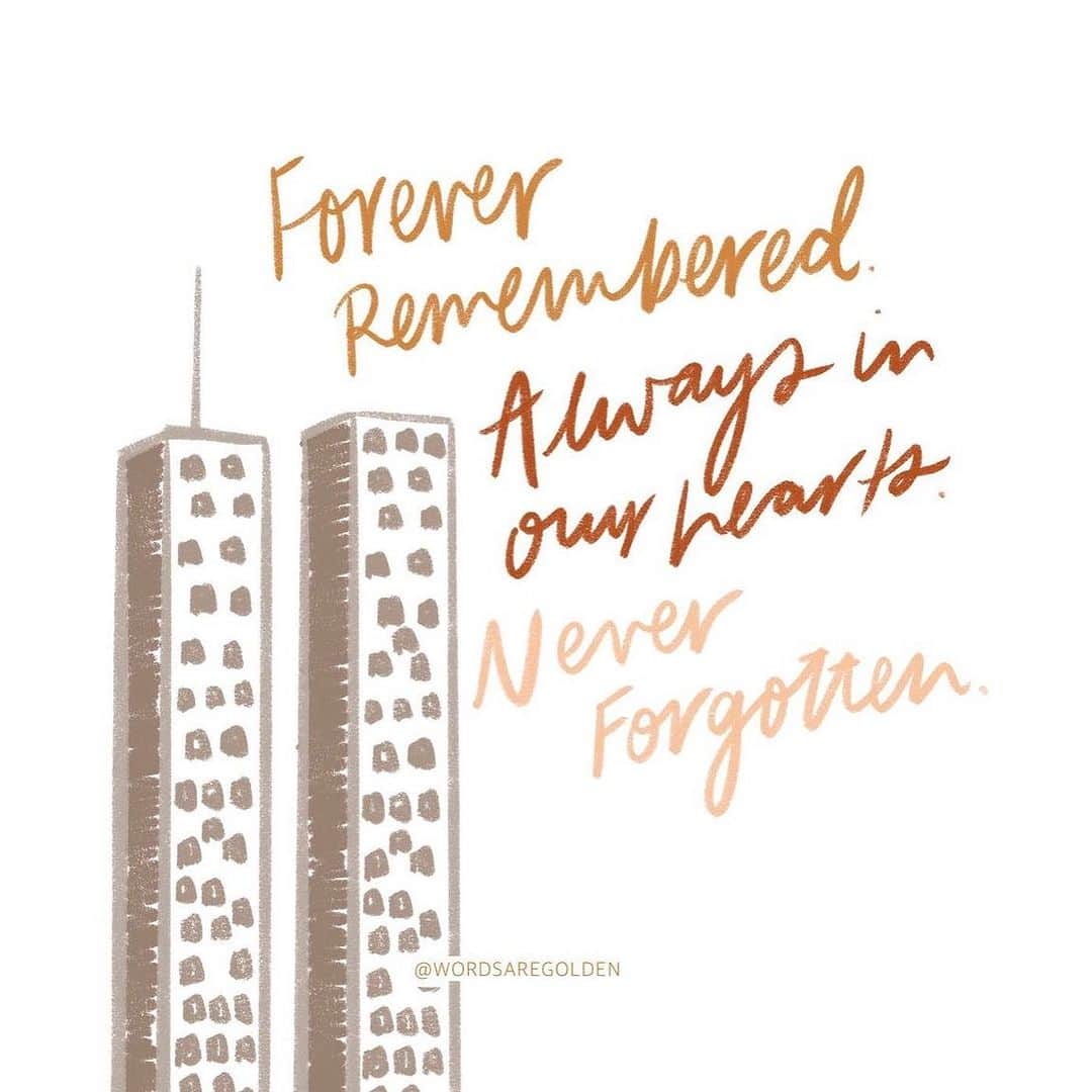 のインスタグラム：「September 11, 2001 🙏🏼 forever remembered, always in our hearts, and never forgotten.  “Praise be to the God and Father of our Lord Jesus Christ, the Father of compassion and the God of all comfort.” (2 Corinthians 1:3)」