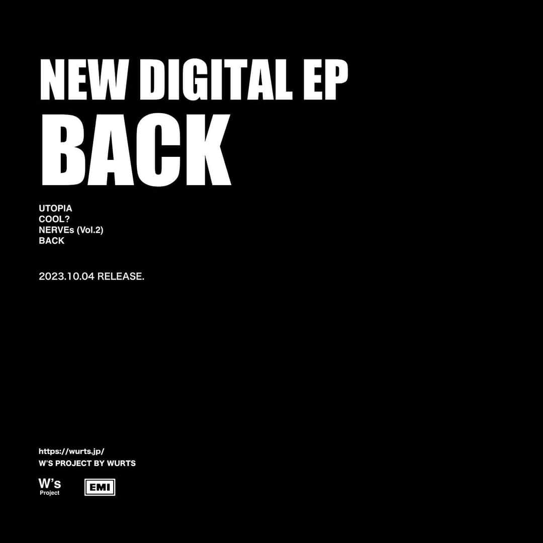 WurtSのインスタグラム：「New Digital EP “BACK” #wurts #ep #back」