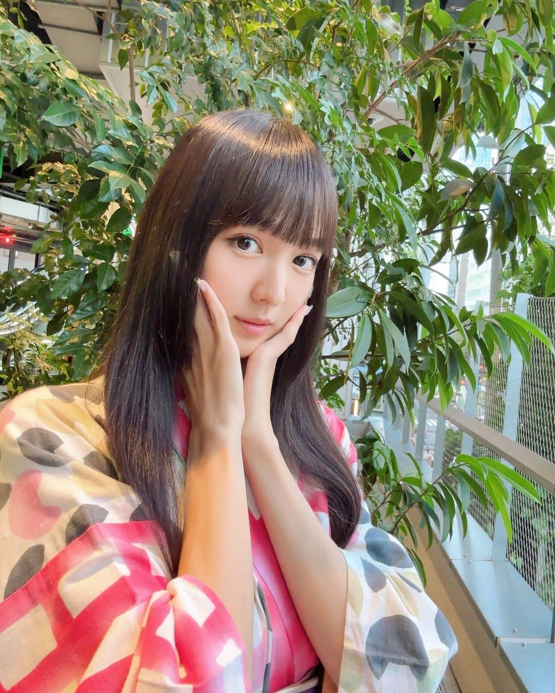 道江幸子のインスタグラム：「ツモリチサトさんの浴衣が可愛すぎる👘♡ ⁡ ⁡ ⁡ ⁡ ⁡ ⁡ ⁡ ⁡ #ツモリチサト #tsumorichisato #浴衣 #和装」