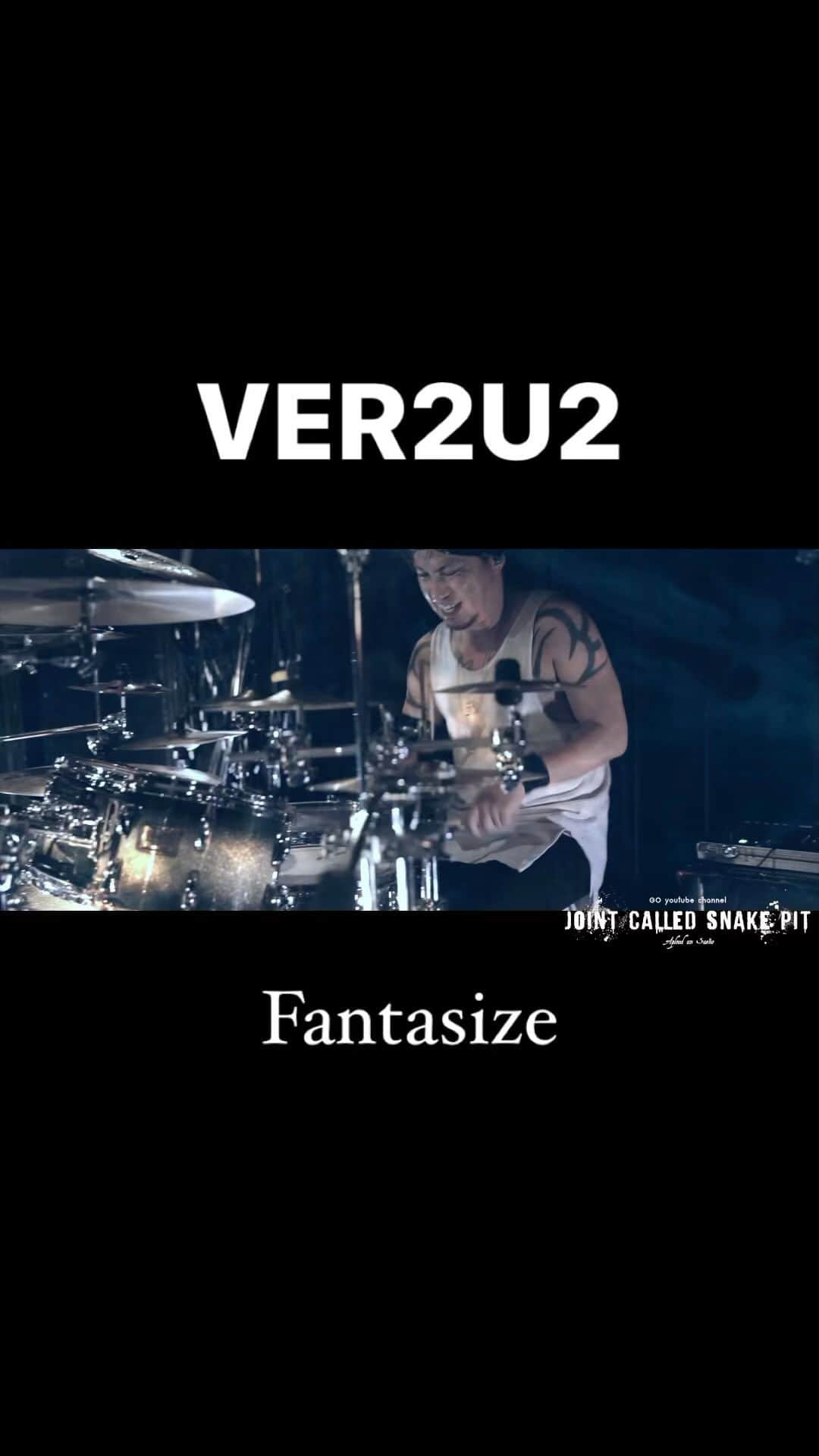 GOのインスタグラム：「発売になりました  【Fantasize】  https://linkco.re/y5Q07Xza  聴いてください  #VER2U2 #drums #bass」