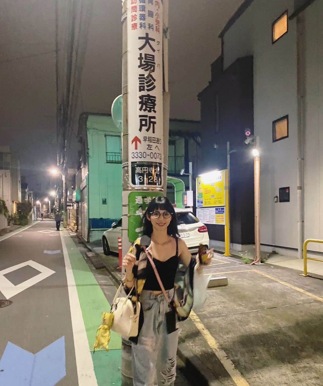 大場はるかのインスタグラム：「メンバーと前に高円寺散策した時に 見つけた大場(ダイバ)さん おしい！」