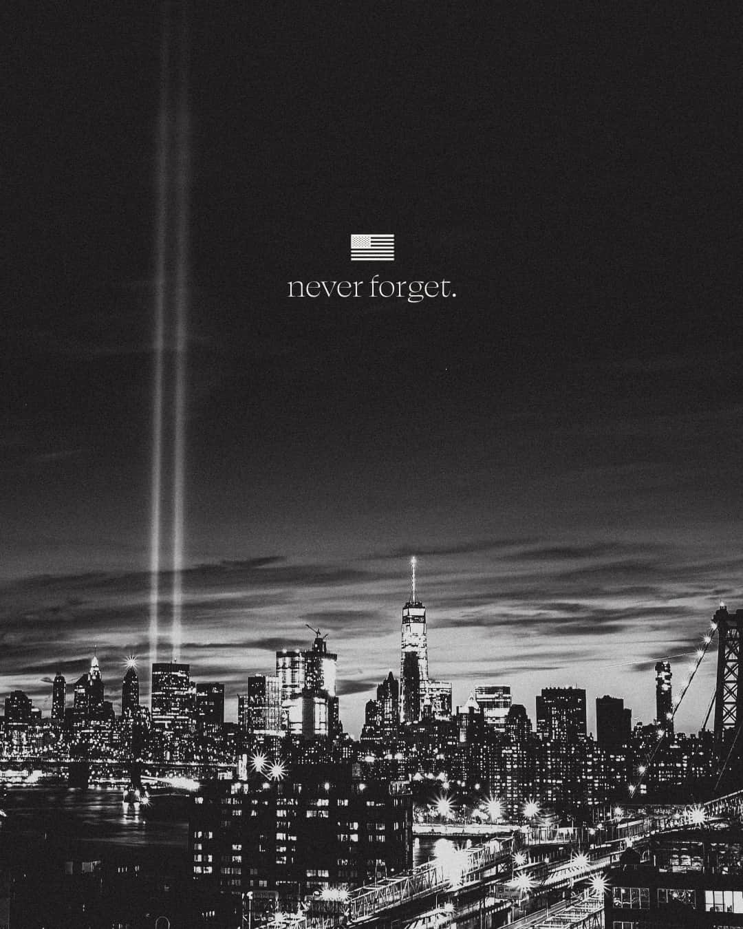 キャブスのインスタグラム：「September 11, 2001. Never Forget.」