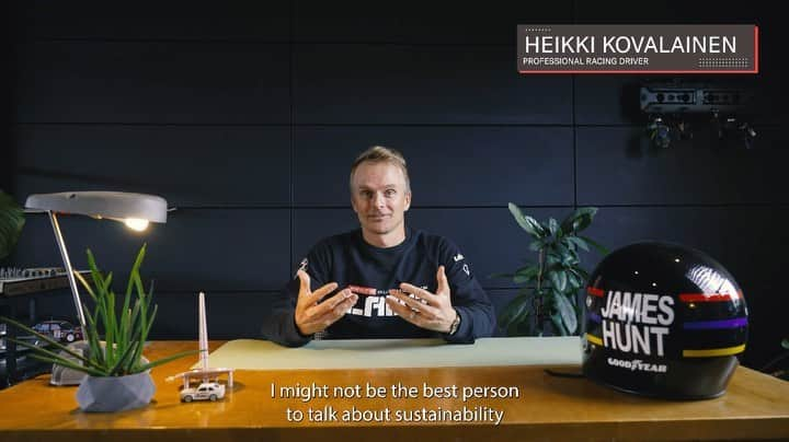 ヘイキ・コバライネンのインスタグラム：「Why should you listen when @heikkikovalainen and @jannihussi talk about sustainability and decarbonization?  Easy answer, they have an agenda: Both want to drive, and race cars in the future aswell. For that to continue, we need to cut emissions.  This also ”happens” to be @sectoautomotive ’s mission statement:  ”Saving private motoring by making it sustainable”  #bethechange #sectoautomotive #carleasing」