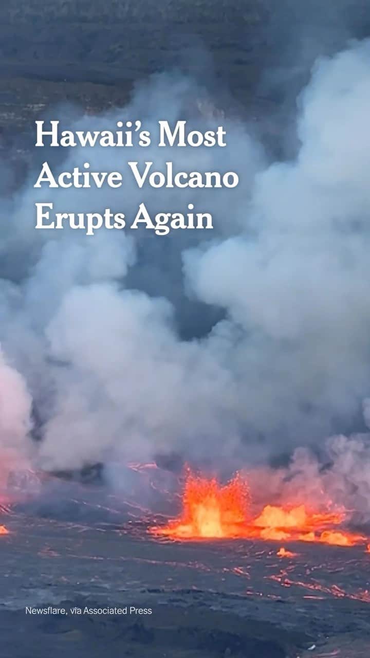 ニューヨーク・タイムズさんのインスタグラム動画 (ニューヨーク・タイムズInstagram)「Kilauea, Hawaii’s Most