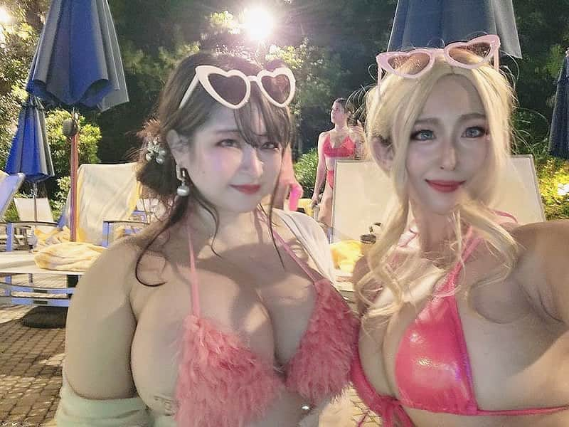 犬束ひとみのインスタグラム：「PINK🎀💕💓💗」