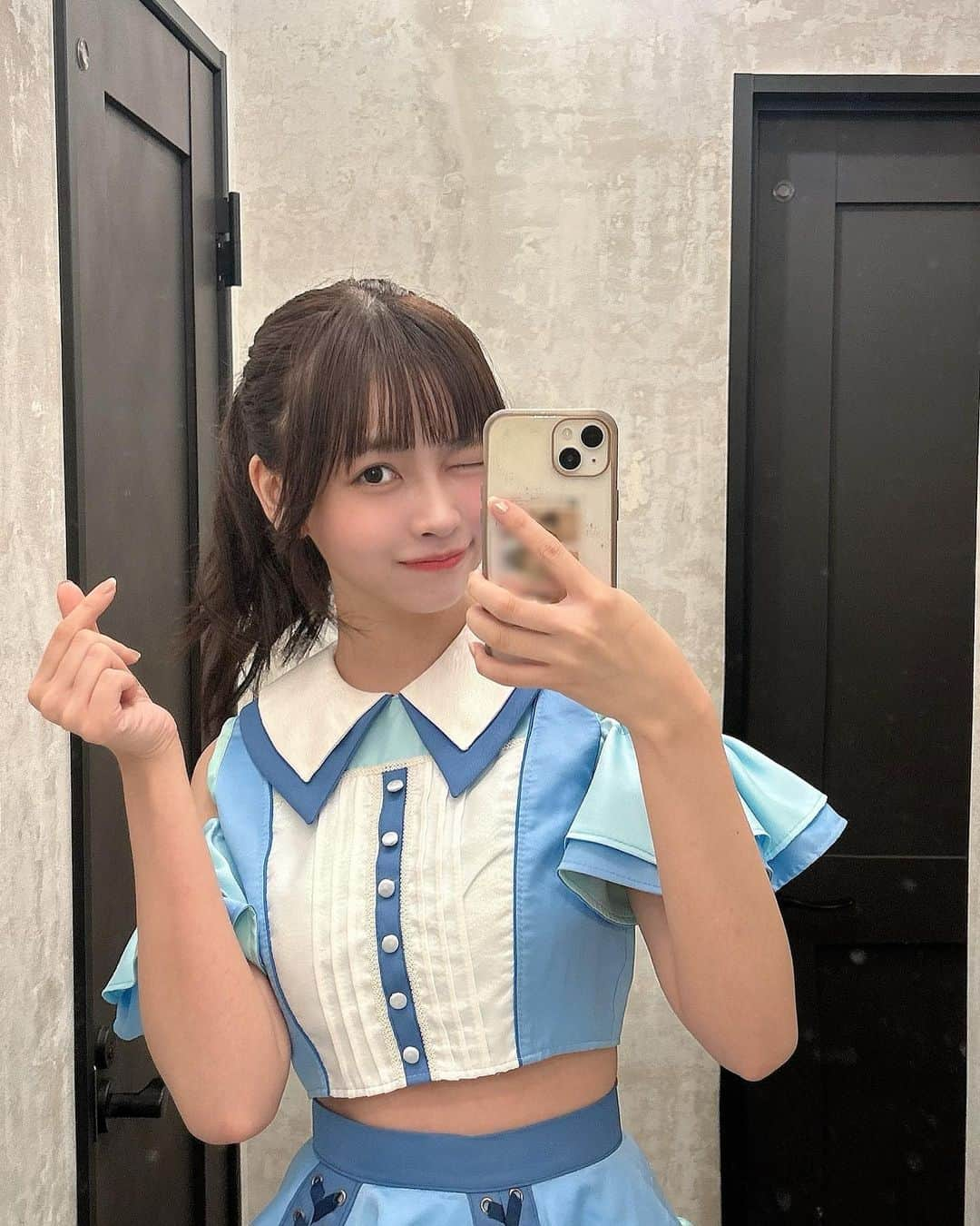 AIRIさんのインスタグラム写真 - (AIRIInstagram)「あいどるっ🤍 . .  PiXMiX #アイドル #idol #偶像 #コーデ #ファッション #fashion #code  #渋谷 #学校  #ピンク #Pink #JAPAN #jd #大学生  #kawaii  #followme  #ピンク #pink #heart #ヘアアレ #衣装  #ストレート #ミディアム #スカート #水色  #まとめ髪 #ポニーテール #秋 #fall」9月11日 23時23分 - aylin200442