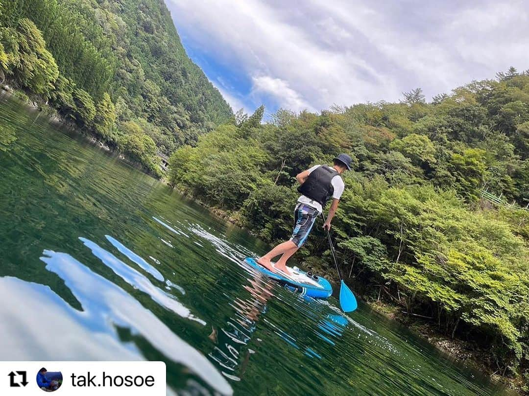 Gero City【下呂市公式アカウント】さんのインスタグラム写真 - (Gero City【下呂市公式アカウント】Instagram)「#Repost @tak.hosoe with @use.repost ・・・ 友人が撮ってくれた、なんかいい感じのやつ♪  #飛騨川sup#sup#田舎暮らし#田舎を楽しむ#過疎化の町#岐阜県#下呂市#中原#移住#大歓迎#gerostagram」9月11日 23時45分 - gerostagram