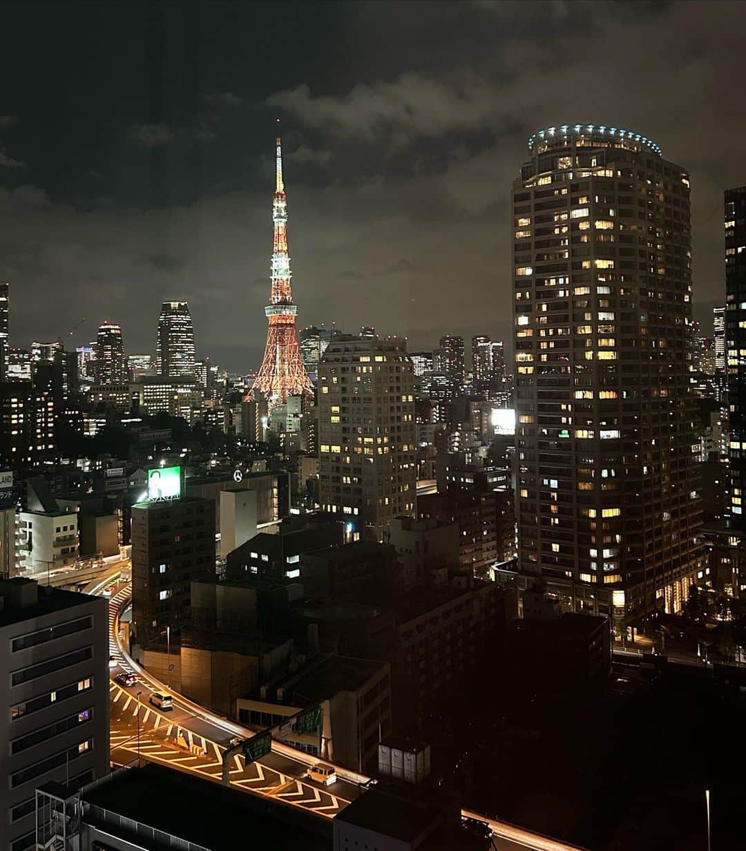 のインスタグラム：「❇︎ 東京タワーのライトアップ🗼✨ 20時からはインフィニティ・ダイヤモンドヴェール。 放つ光が美しい東京の夜景。  #tokyotower #東京タワー #nightview #夜景 #tokyo #東京 #japan #日本」