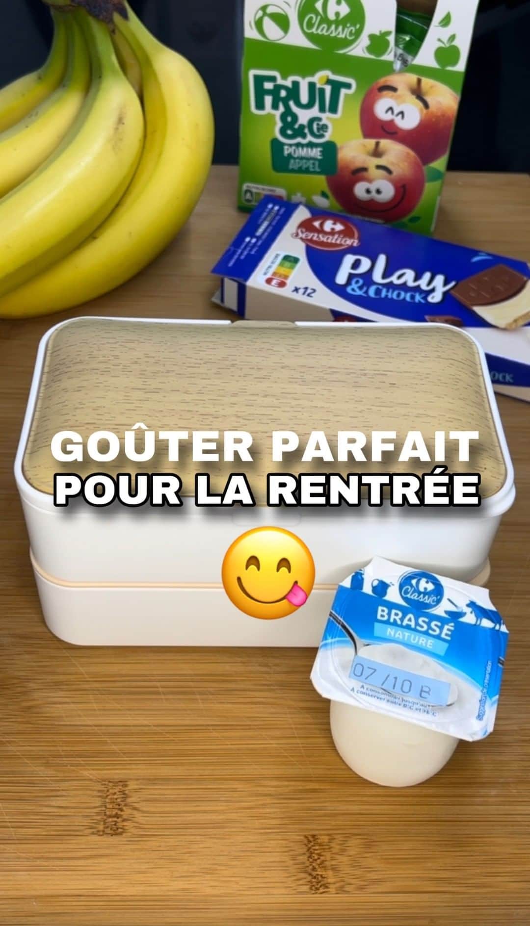 Carrefour Franceのインスタグラム：「Le meilleur goûter pour la rentrée 😋 vous en dites quoi ? 🤩  +1 pour nos biscuits Play&Chock 🤤🍫  #carrefour #rentree #backtoschool #gouter」