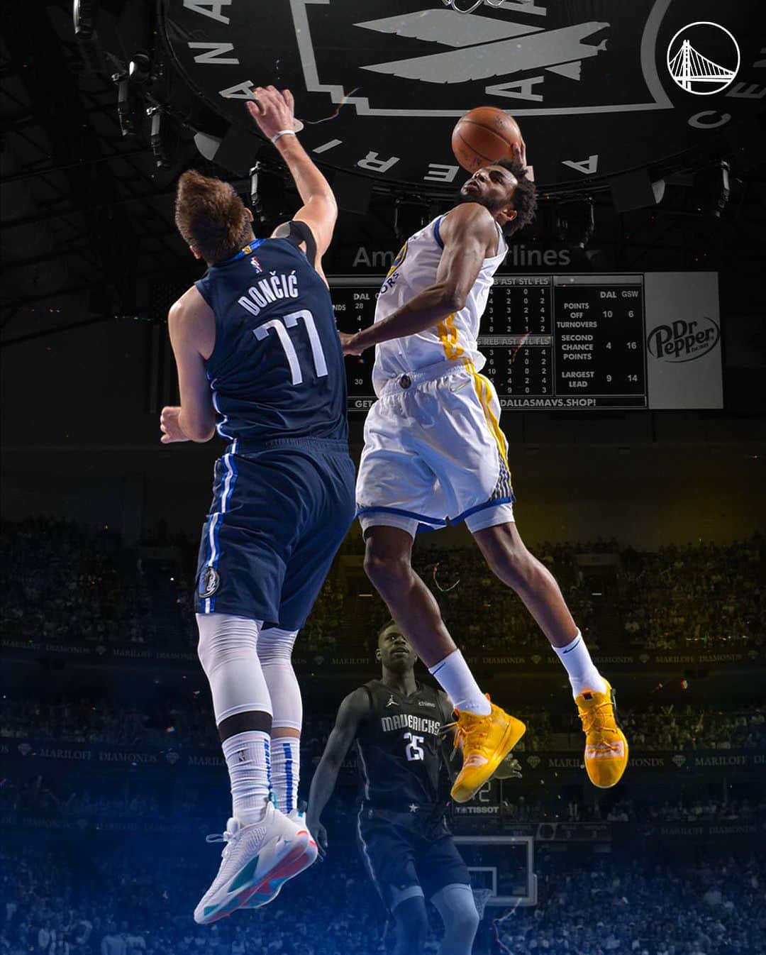 ゴールデンステート・ウォリアーズのインスタグラム：「More Andrew Wiggins posters coming 🔜」