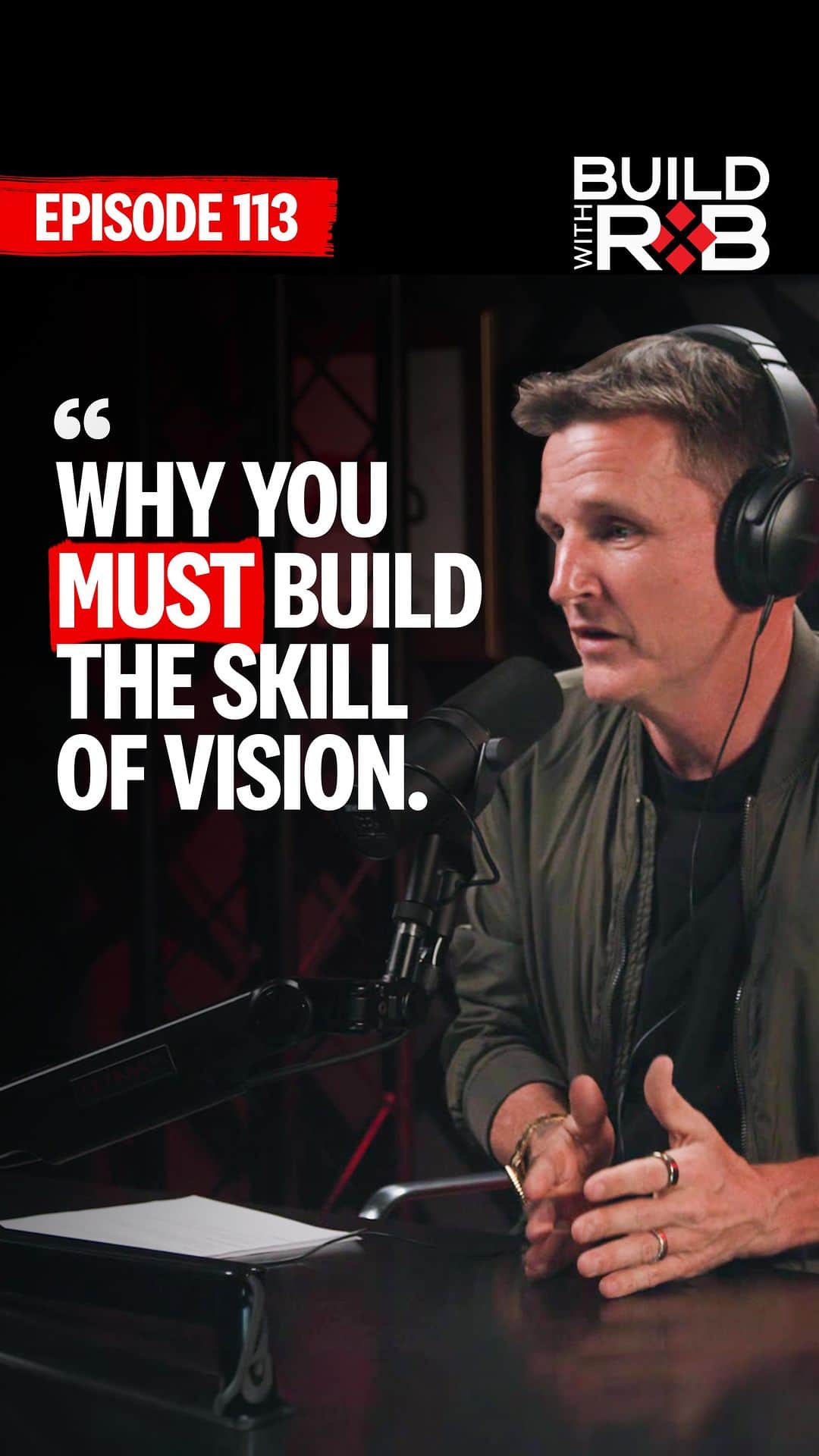 ロブ・ディアデックのインスタグラム：「You are the great creator of your life.  You have the ability to see into the future and decide the outcomes you want. But it requires you to create a strategy in order to build the belief and understand that it’s possible. And, finally, you have to take the necessary action to achieve the vision you created.  In the latest episode of #BuildWithRob, I discuss the “See It. Believe It. Do It” philosophy in great lengths, and share parts of my vision board — a powerful tool that continues to help me manifest my dreams.  Episode 113 out NOW on all platforms. Hit the link in bio to listen.」