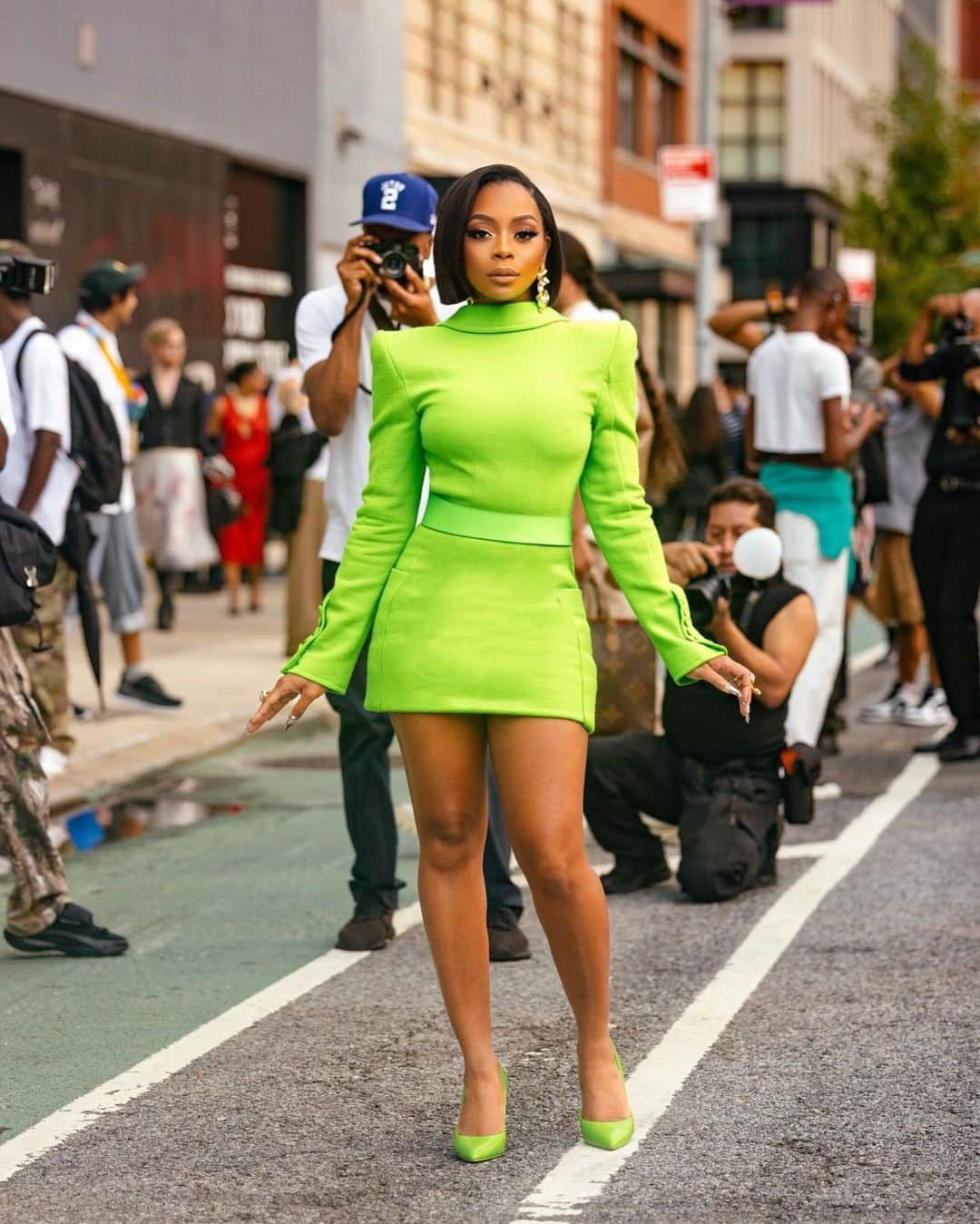 ブレシャ・ウェッブのインスタグラム：「NYFW x @sergiohudson」