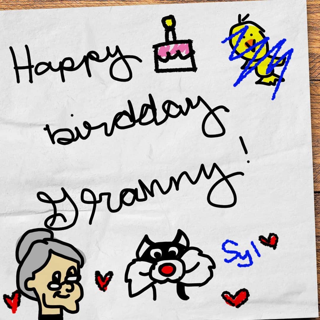 Looneyのインスタグラム：「Help Sylvester wish Granny a Happy Birthday! 🎉」