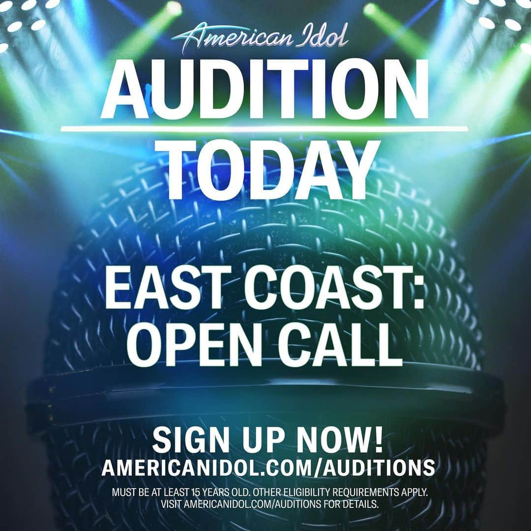 American Idolさんのインスタグラム写真 - (American IdolInstagram)「Sing it loud and proud TODAY from anywhere on the East Coast! 🎶🌊👋 After today, there’s only 4️⃣ chances left to be #TheNextIdol!」9月13日 22時00分 - americanidol