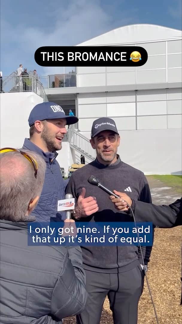 PGA TOURのインスタグラム：「@AaronRodgers12 and @JoshAllenQB face off tonight @ESPN 💪」