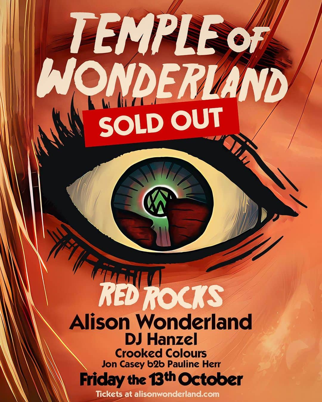 アリソン・ワンダーランドさんのインスタグラム写真 - (アリソン・ワンダーランドInstagram)「mother sold out her SIXTH Red Rocks show. Can’t wait to see all my children next month」9月12日 8時04分 - alisonwonderland