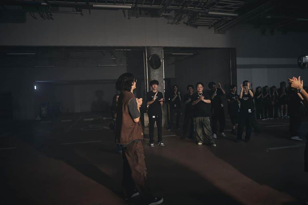 kojiのインスタグラム：「KAMIYA 24SS COLLECTION  Behind the scenes  Photo by Junji Hirose」