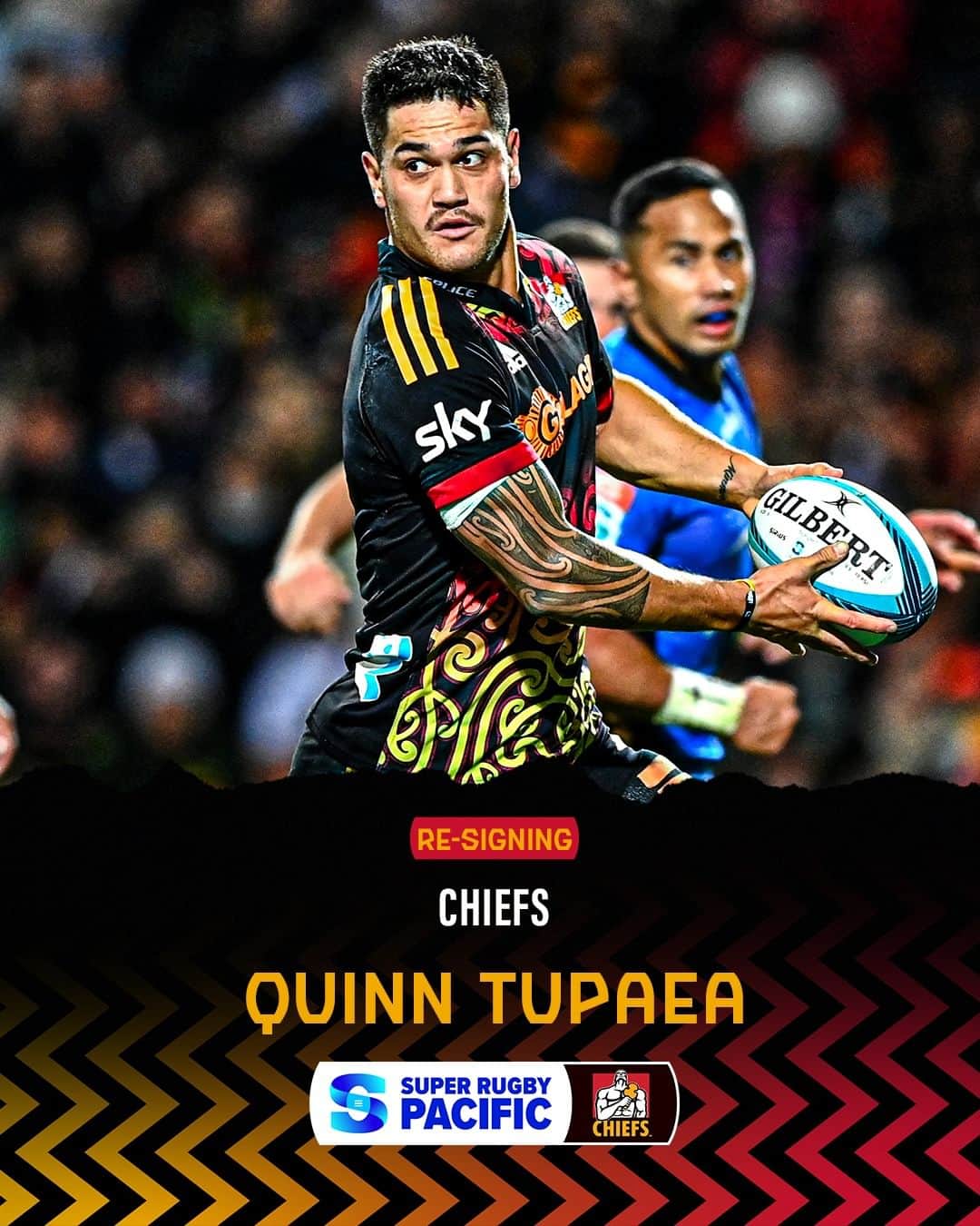 Super Rugbyさんのインスタグラム写真 - (Super RugbyInstagram)「Quinn Tupaea re-signs with @chiefsrugby through to 2025 📝  #SuperRugbyPacific」9月12日 9時24分 - superrugby