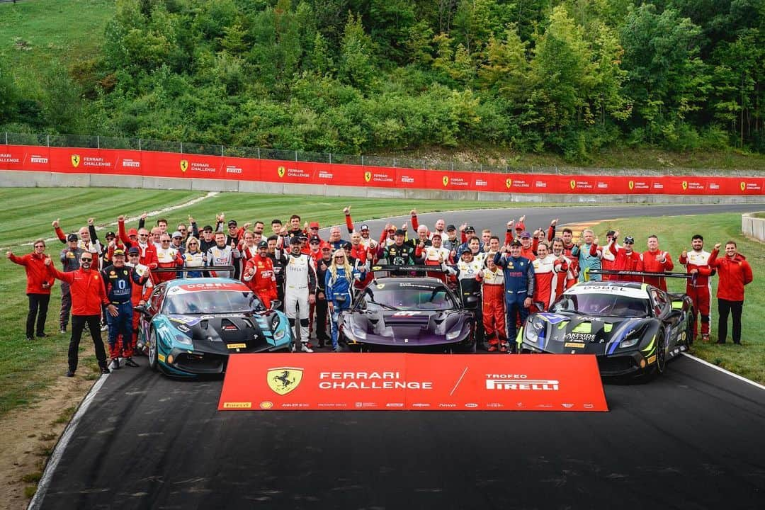 Ferrari USAさんのインスタグラム写真 - (Ferrari USAInstagram)「And that’s a wrap on the final North American stop of #FerrariChallenge 2023, the historic Road America circuit. Winners were crowned, champagne was sprayed, and the drivers reveled in the season’s achievements. Still to come, Finali Mondiali, the last opportunity for championship aspirations at the famed Italian circuit.   #FerrariRaces #Motorsports」9月12日 11時09分 - ferrariusa