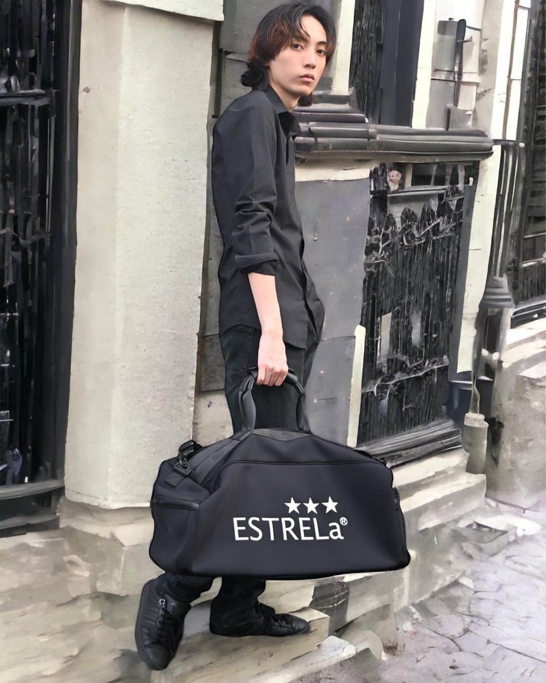 岸本ルークのインスタグラム：「・ ESTRELa Boston bag &Toto bag… ・ ・ ・ #エストレーラ #estrela」