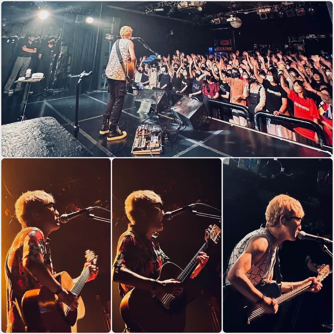 スガシカオのインスタグラム：「弾き語りツアー初日、HEAVEN'S ROCK さいたま新都心 VJ-3、超満員のオーディエンス！ありがとうございました！！  いやぁ、一曲一曲歌い切るのが精一杯で、よかったのか悪かったのか、自分では判断できないくらい、もういっぱいいっぱいの初日でした 汗  これ16本やったら、指も声も終わっちゃうかも・・・今までで最高難易度のセトリです  でも、やっぱ弾き語りは楽しい！お客さん近いし、手応えも凄いっっ  次は絶対満点出すぞっっっ！！みんなをあっと驚かせるぞ！ 更なる高みを目指して、頑張ります！！」