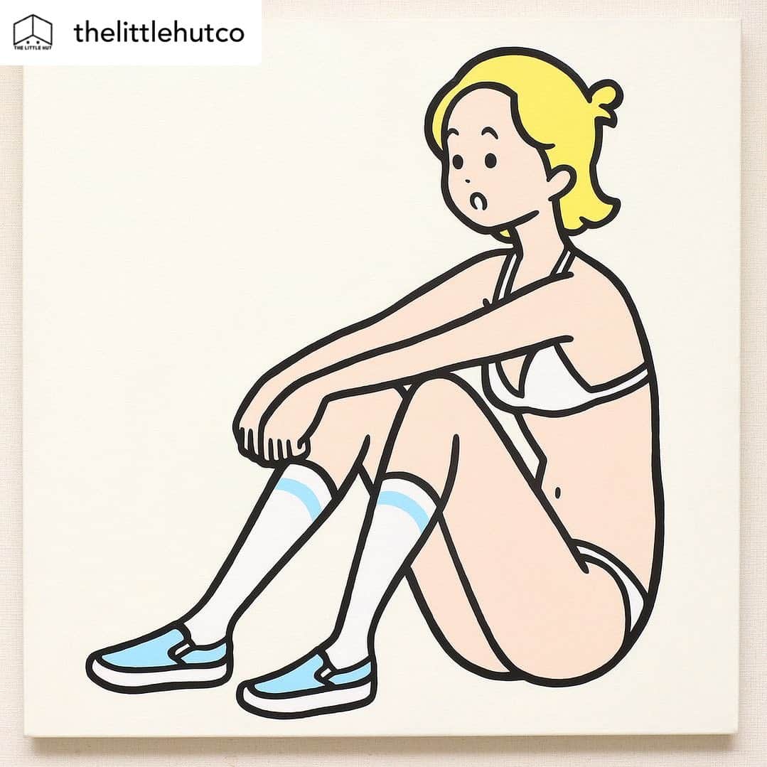 白根ゆたんぽのインスタグラム：「Posted @withregram • @thelittlehutco After Slide #1 60(W) X 60(H) cm Acrylic on Canvas _ For artwork inquiry please DM or mail to: contact@thelittlehutco.com 歡迎私訊或是來信至contact@thelittlehutco.com索取展出作品清單 - “SLIDE” - Yutanpo Shirane Solo Exhibition  日期 / Date：2023/09/08 - 09/24 時間 / Time：14:00 - 20:00 (週一公休 / Close on every Monday) 地點 / Add：The Little Hut - 台北市敦化南路一段161巷73號 / No.73, Lane 161, Sec. 1, Dun Hua S. Rd., Taipei #thelittlehutco #yuroom #yutanposhirane #asterisk #vans #art #artwork #exhbiition @yuroom  @weareasterisk」