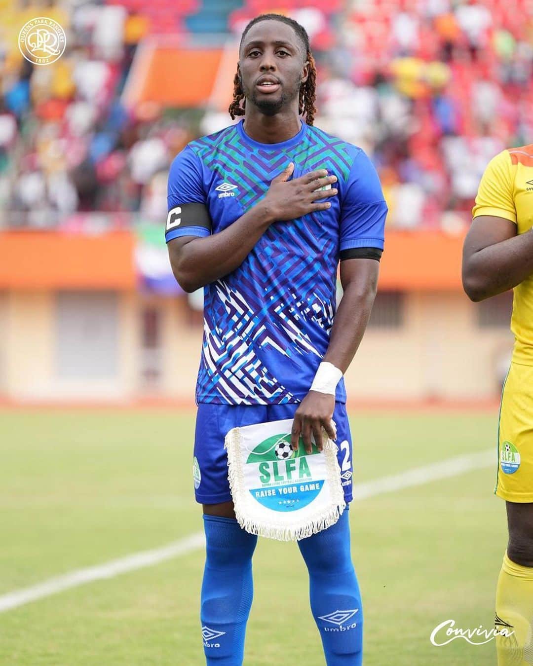 のインスタグラム：「Captain Kakay 🇸🇱  A massive congratulations, @ozzyb97 💙🤍」