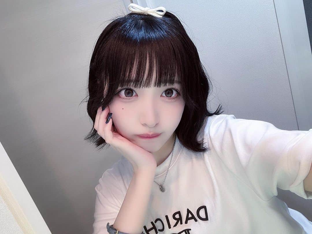 相笠萌のインスタグラム：「こっち見てー❕」