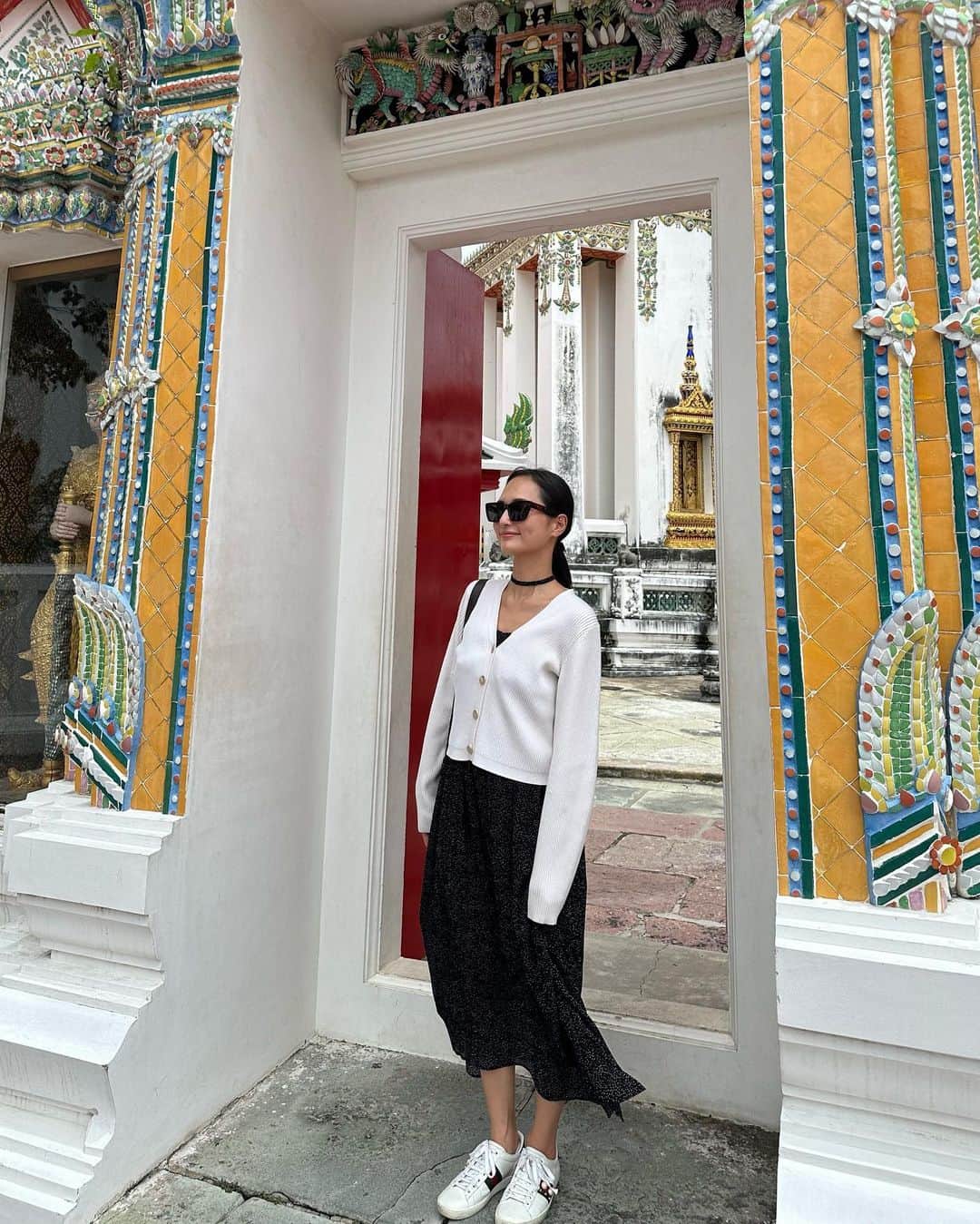山賀琴子のインスタグラム：「Feel Thailand 🇹🇭💕🐘🪷✨」