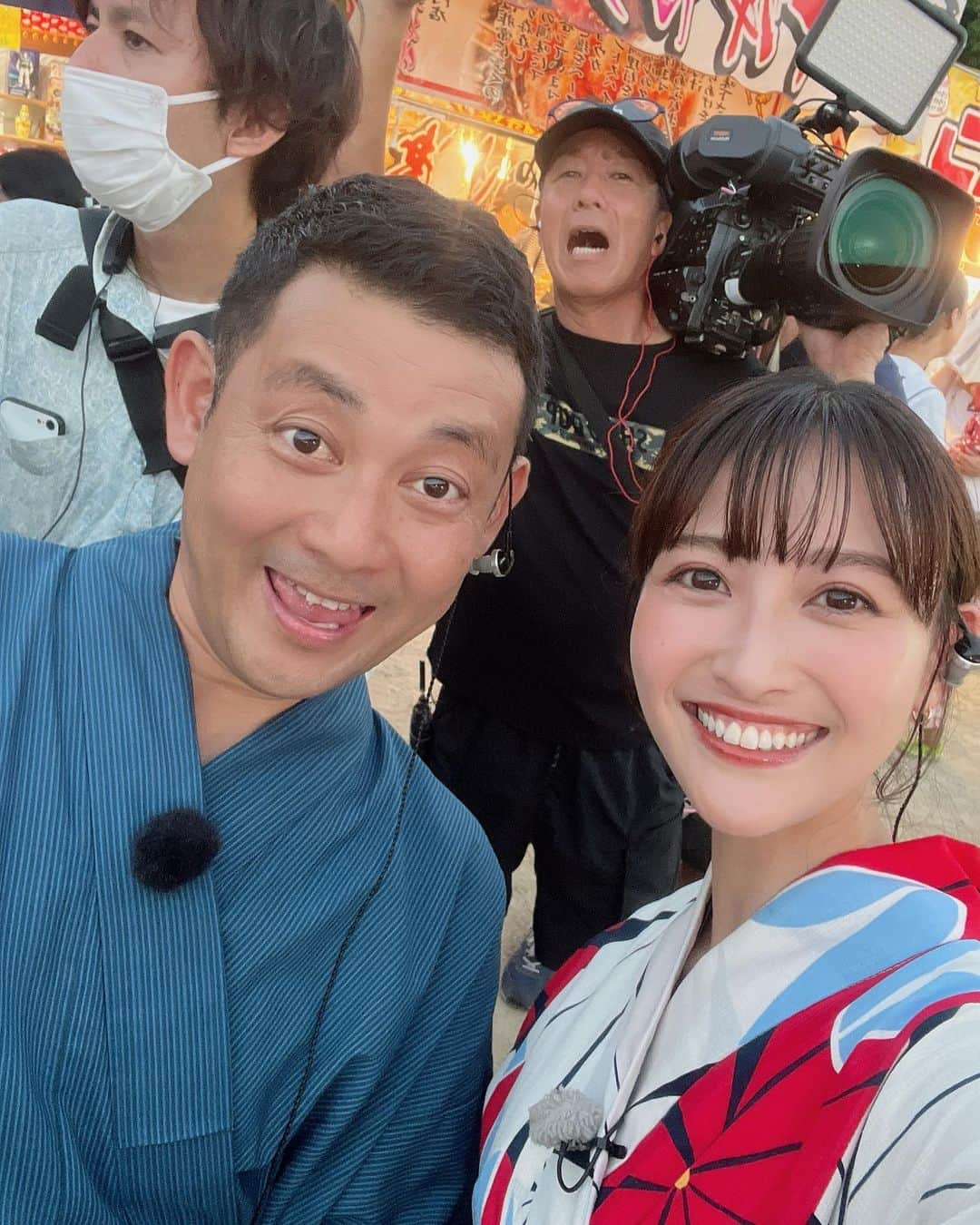 財津南美さんのインスタグラム写真 - (財津南美Instagram)「ㅤㅤㅤㅤㅤㅤㅤㅤㅤㅤㅤㅤㅤ 筥崎宮放生会中継楽しかったです☺️ すっっごい賑わいでしたよ！！ 行かれる方は熱中症気をつけてくださいね☀️  今年初の浴衣も着られて、季節を味わえて、 個人的にも大満足です👘♡ 素敵に着付けてくださってありがとうございました！  #筥崎宮#放生会#お祭り#お化け屋敷はもういいです」9月12日 21時28分 - zaitsu_minami