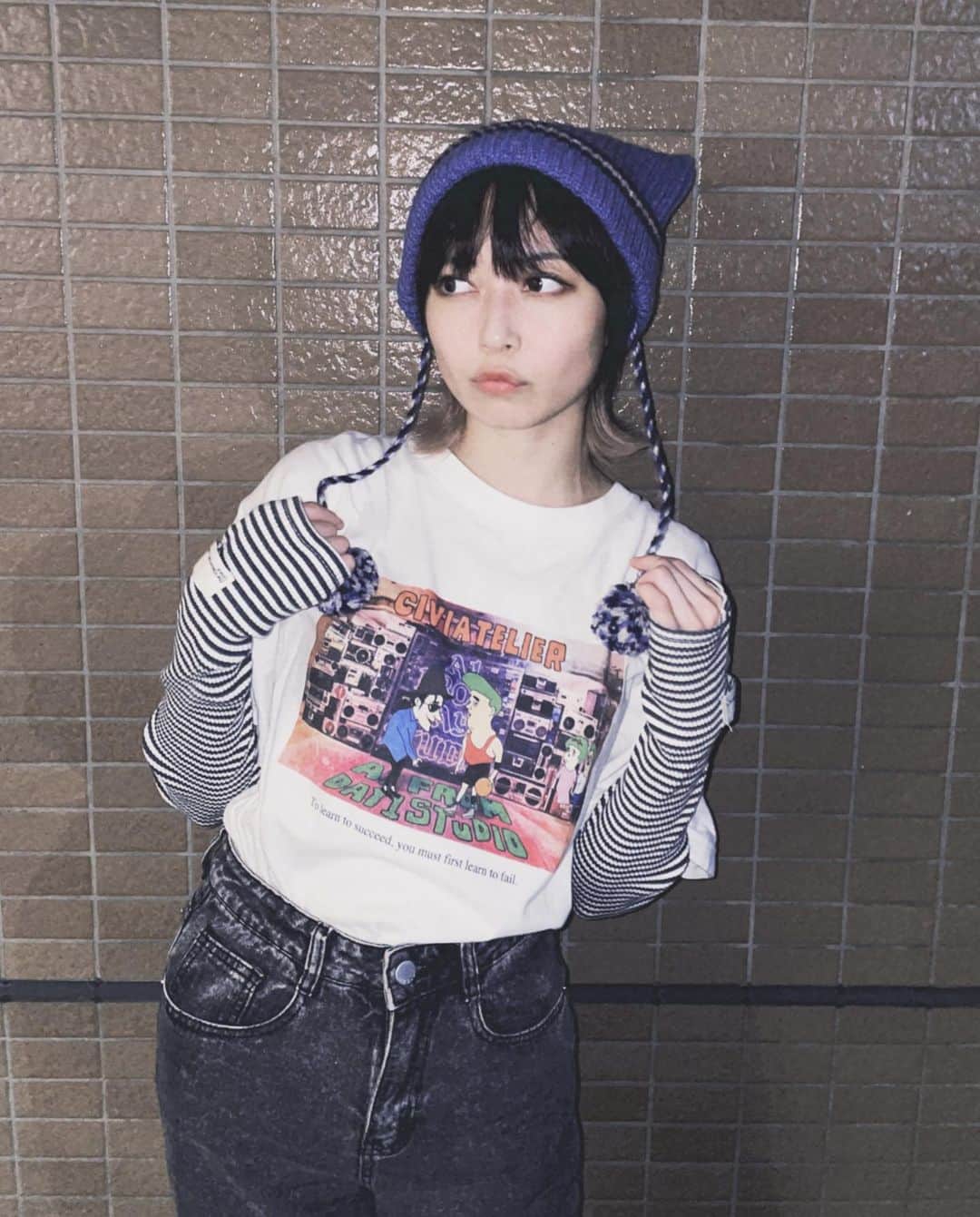 のインスタグラム：「☺︎ 今日も涼しかった 歩いたら暑かったけど  明日もがんばろ」