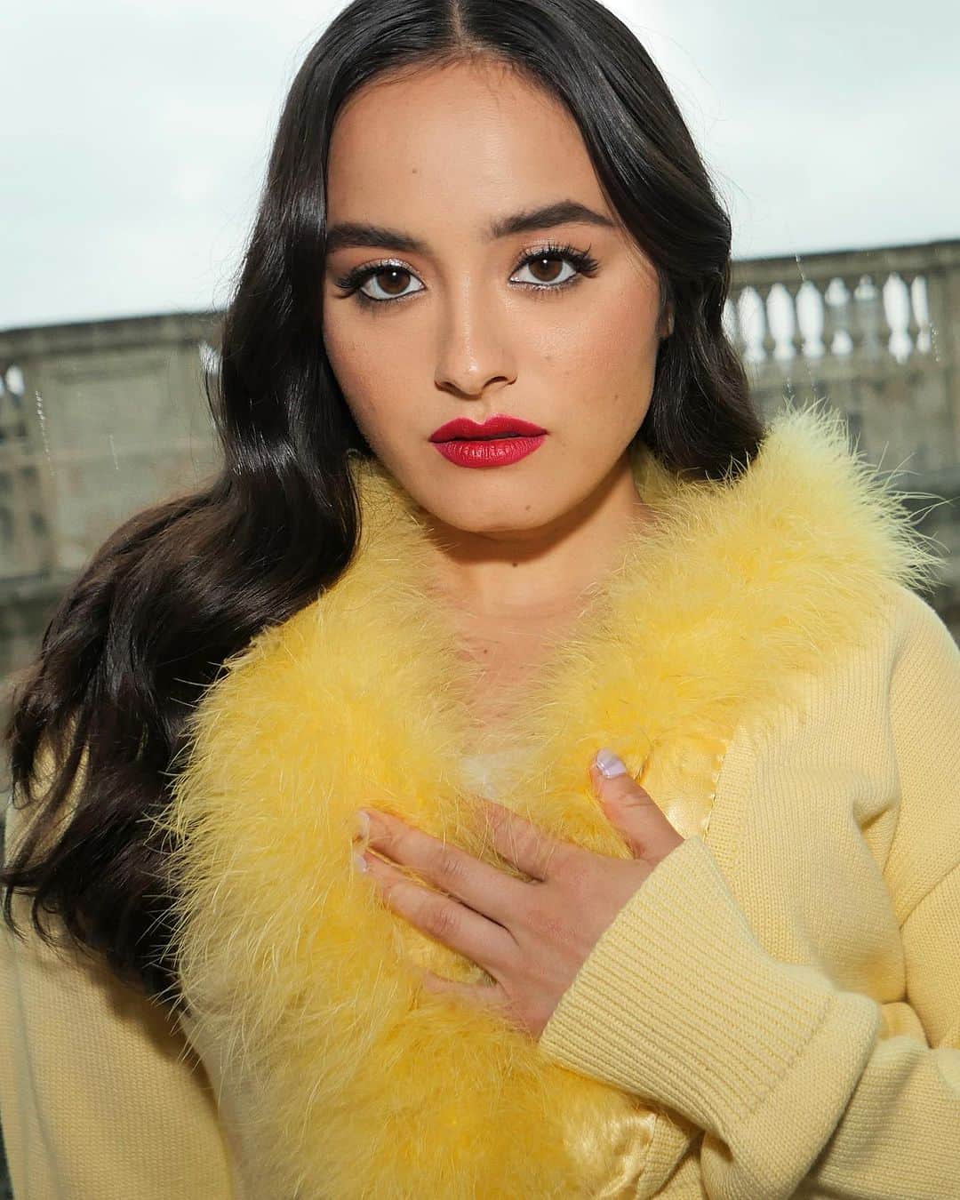 のインスタグラム：「@chasesuiwonders for @annasui NYFW show 🍯」